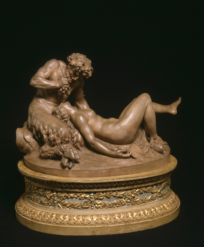 Nymph and Satyr by Claude Michel Clodion